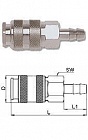 Разъем быстросъемный UNI с елочкой ф 8 UNI-C2 GAV 10047