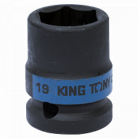 Головка торцевая KING TONY 1/2 19 мм ударная 453519М