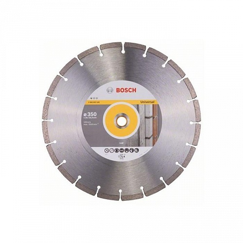 Круг алмазный 350х30/25,4 Stf Universal BOSCH 2.608.602.549