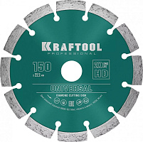 Круг алмазный Kraftool ф150х2,4х22,2 LASER-UNIVERSAL 36680-150