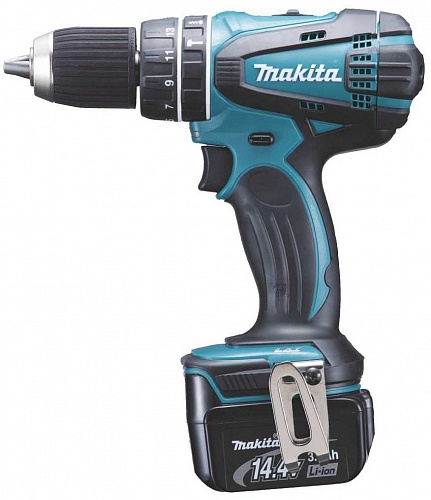Шуруповерт аккумуляторный ударный Makita BHP446RFE кейс Шуруповерт аккумуляторный ударный Makita BHP446RFE кейс
