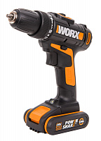 Шуруповерт аккумуляторный WORX WX101, 20В, 2,0Ач x2 кейс