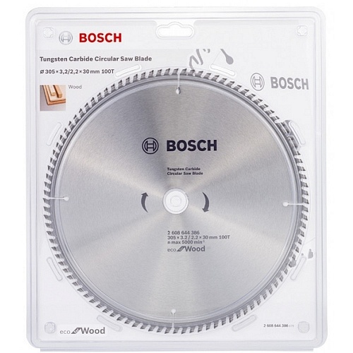 Диск пильный 305 x 30 z100Т BOSCH Optiline Wood Eco 2.608.644.386