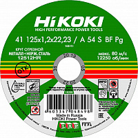 Круг отрезной Hikoki ф125х1,2х22 для металла 1/50/400 (Hikoki) RUH12512