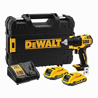 Шуруповерт аккумуляторный DeWalt DCD 708 D2TT 18V Б/Щ DCD708D2TT-RK + фонарь 