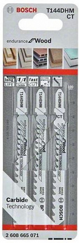Пилка для электролобзика BOSCH T144 DHM 1шт/3 2 608 665 071 Пилка для электролобзика BOSCH T144 DHM 1шт/3 2 608 665 071