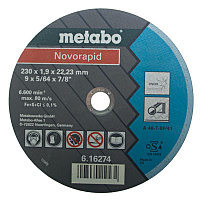 Круг отрезной Metabo ф230x1,9x22 для нержавеющей стали SP-Novorapid 1/25 617168000