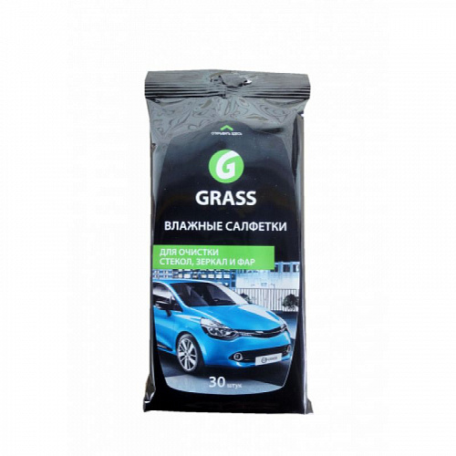 Салфетка влажная для очистки стекол, зеркал и фар GraSS IT-0313 Салфетка влажная для очистки стекол, зеркал и фар GraSS IT-0313