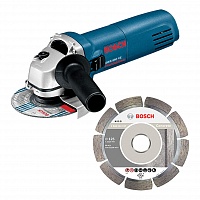 Угловая шлифмашина BOSCH GWS 850 CE + Круг алмазный (0.601.378.792')