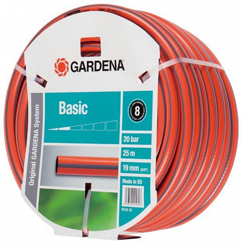 Шланг 3/4" х 25м Basic + комплект перчаток Шланг 3/4" х 25м Basic + комплект перчаток