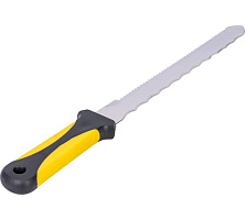 Нож для резки изоляционных плит Fit 280х27мм прорезиненная ручка 10636 