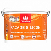 Краска фасадная Tikkurila Facade Silicon VVA глянцевая/матовая 9л 700011476