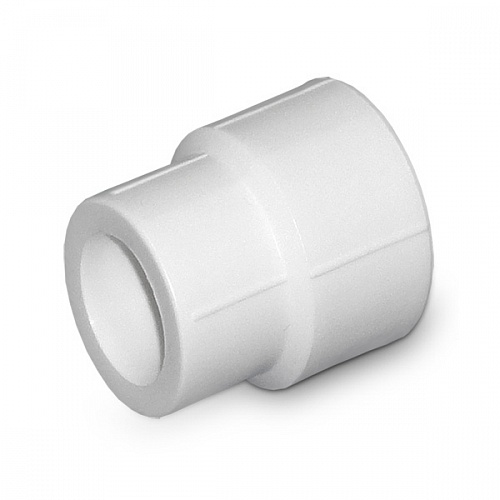 Муфта переходная PPRC ф63х20 (20/200) белая FD-plast 2325 Муфта переходная PPRC ф63х20 (20/200) белая FD-plast 2325