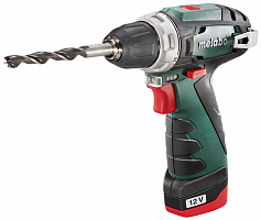 Аккумуляторный шуруповерт Metabo Power Maxx BS 2 x 2.0 Ah (600080500)