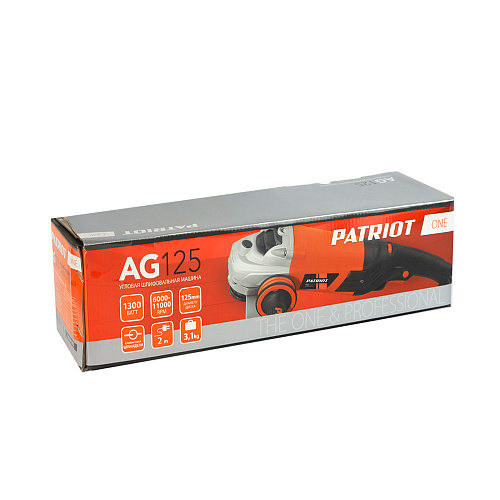 Углошлифовальная машина PATRIOT AG125 110301215
