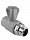 Кран шаровый для радиатора прямой VALFEX PP-R 25 х 1/2 серый (10/50) 10149125Г