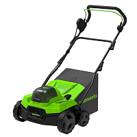 Аэратор-скарификатор аккумуляторный Greenworks GD40SC38II 38см б/щ1х4,0 2517607UB