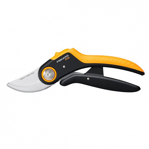 Секатор плоскостной металлический Fiskars Plus P721 1057170 Секатор плоскостной металлический Fiskars Plus P721 1057170