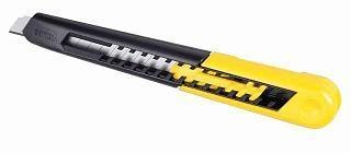 Нож со сменным лезвием 9 мм пластиковый корпус SM9 STANLEY 0-10-150