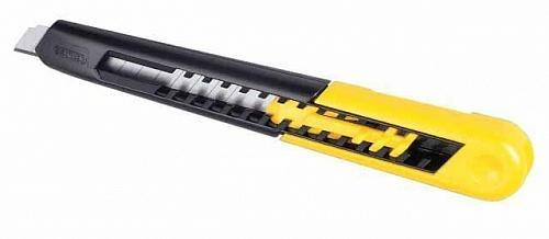 Нож со сменным лезвием 9,5мм пластиковый корпус STANLEY 0-10-150 Нож со сменным лезвием 9,5мм пластиковый корпус STANLEY 0-10-150