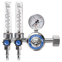Регулятор расхода газа ПТК У30/АР40 с 2 ротаметрами 001.010.603