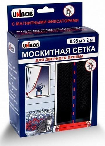 Сетка москитная для дверного проема UNIBOB 0,95 x 2м  (49764)