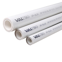 Труба Valtec PP-ALUX ф 40х6,7мм армированная алюм., белая, PN25 VTp.700.AL25.40