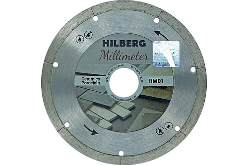 Круг алмазный Hilberg ф125х1,0х8х22,2 Millimeter HM01 Круг алмазный Hilberg ф125х1,0х8х22,2 Millimeter HM01