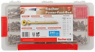 Набор шурупов Fischer TORX по дереву 245 шт 667005