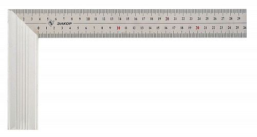 Угольник 300мм алюминиевое основание Энкор