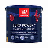 Краска интерьерная стойкая к мытью Tikkurila EURO POWER 7 А матовая 2.7л 700001120