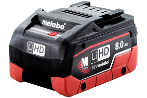 Аккумулятор Metabo 18 В 8,0 Ач LiHD 625369000