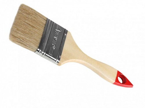 Кисть плоская 1"/25мм светлая натуральная щетина T4P 0101010 Кисть плоская 1"/25мм светлая натуральная щетина T4P 0101010