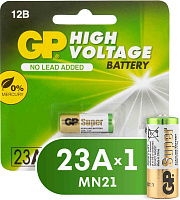 Батарейка GP 23A (MN21) 12В BP1 1шт/ (5 шт)