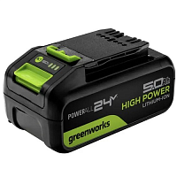 Аккумулятор Greenworks 24 В 5,0 Ач G24HP5 High Power 2957807