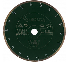 Круг алмазный Solga ф250х25.4 мм CERAMICS, MARBLE 20000250