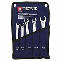 Набор разрезных ключей в сумке THORVIK FNWS005 5 предметов 8-19 мм 52055