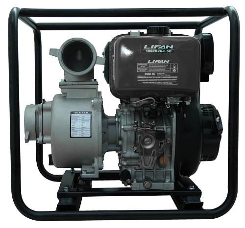 Мотопомпа Lifan 100 ZB 26-5,8Q Мотопомпа Lifan 100 ZB 26-5,8Q