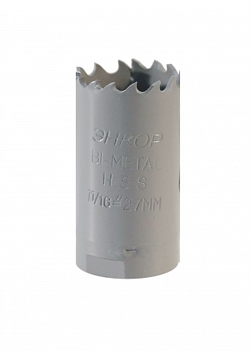 Коронка по металлу 27мм Bi-Metal М3 Энкор 24127 Коронка по металлу 27мм Bi-Metal М3 Энкор 24127