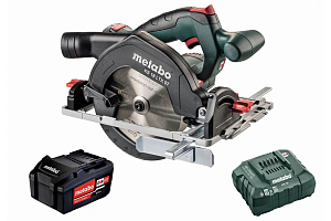 Пила дисковая аккумуляторная Metabo KS 18 LTX 57 1х4,0 Ач + ЗУ ASC55 T03480