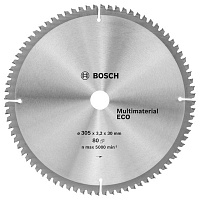 Диск пильный универсальный (305x30 z80) BOSCH Multimaterial Eco 2.608.641.808