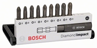 Набор вставок 10 шт Diamond + Control Anti shock BOSCH 2 608 522 065