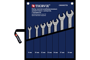 Набор ключей комбинированных с трещоткой THORVIK  7 предметов сумка CRRWS7TB 053467