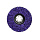 Круг шлифовальный Gtool ф125х10х22 фиолетовый Coral Эко 11268/С