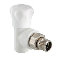 Кран шаровой PPRC ф20 x 1/2" для радиатора (5/80) угловой регулирующий Valtec VTp.718.V.02004