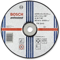 Круг отрезной по металлу  230х3,0х22 1шт/25 BOSCH 2 608 600 324