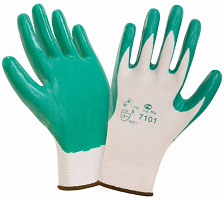 Перчатки нейлон с нитриловым покрытием 2Hands SafeFlex 7101-10