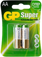Батарейка GP АА Super Alkaline LR06 BP2 (2шт)