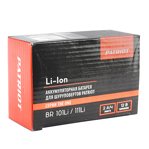 Аккумулятор Patriot Li-ion The One, Модели: BR 101Li, BR 1 180201100