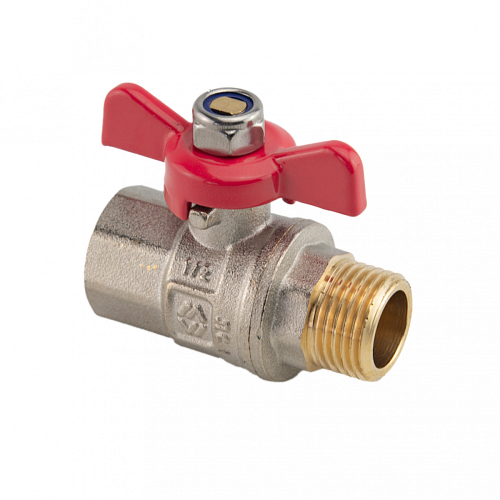 Кран шаровой MVI 3/4" FM с накидной гайкой бабочка ГОСТ(6/48) BV.920.05 Кран шаровой MVI 3/4" FM с накидной гайкой бабочка ГОСТ(6/48) BV.920.05